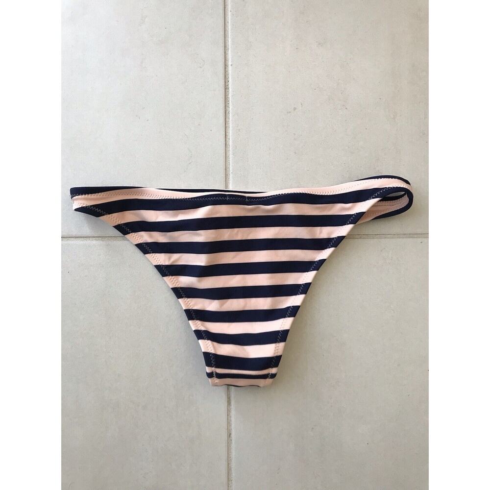 Aerie Cheeky Swim Bikini Bottom Multicolor Striped Swimwear - Picture 4 of 5